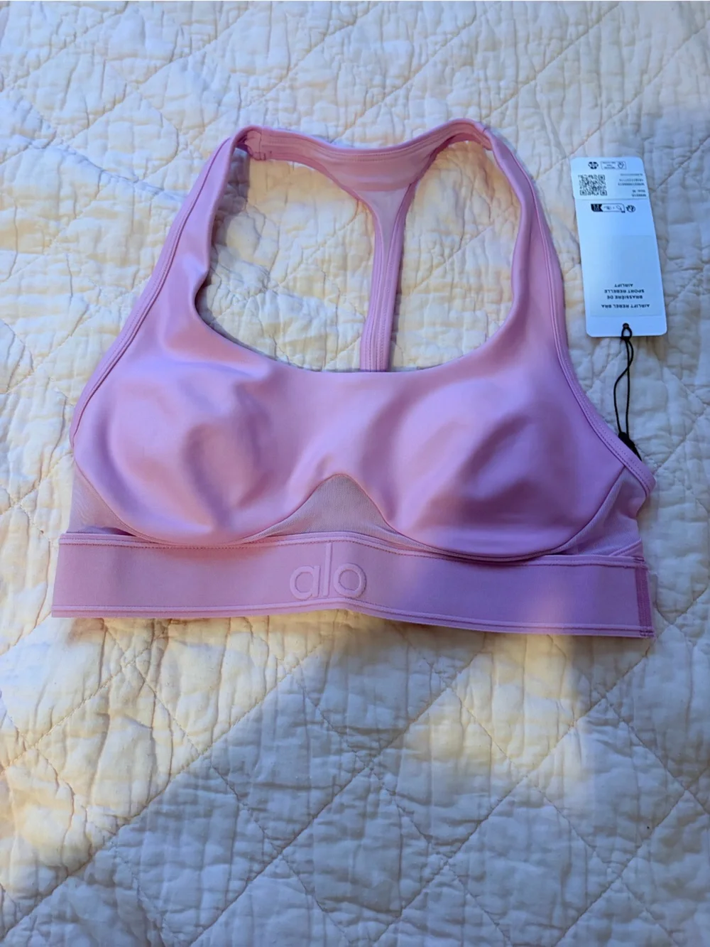 NWT Alo Yoga Airlift Rebel Bra & Leggings Set